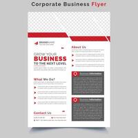 Corporate Business Flyer Design A4 Size vector