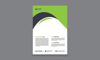 póster volantes folleto folleto cubrir diseño diseño espacio para foto fondo, modelo en a4 Talla vector