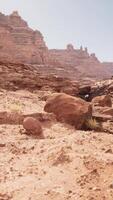 Monumento Valle Desierto cañón en Estados Unidos video