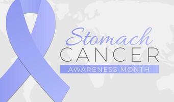 Stomach Cancer Awareness Month Background Illustration Banner vector