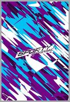 Soccer jersey design for sublimation. Abstract background with sport pattern. vector