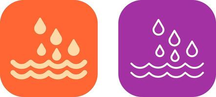 Water Drop Icon Design vector