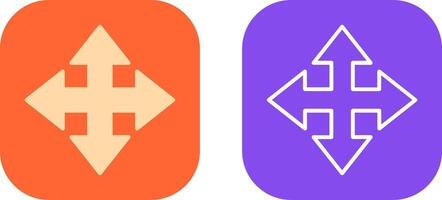 Move Arrow Icon Design vector