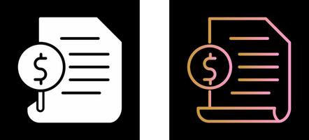 Invoice Icon Design vector