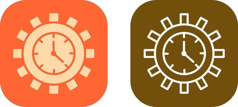 Time Optimization Icon Design vector