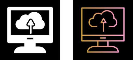 Cloud Backup Icon Design vector