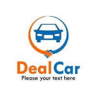 Deal car symbol logo template illustration vector