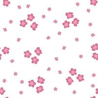 japonés primavera sakura florecer sin costura modelo. floral impresión. Perfecto para tee, papel, textil y tela vector