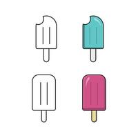 Summer Line Icons. Editable Stroke. Pixel Perfect. For Mobile and Web vector