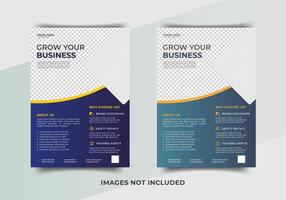 Modern flyer design template , Leaflet, presentation book cover templates,Flyer layout in A4 size vector