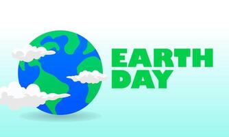 International earth day illustration. Very suitable for environmental, earth, sustainability and other concerns. vector