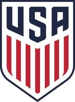 The logo of the national football team of United States vector