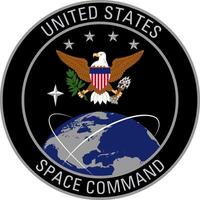 emblema de unido estados espacio mando vector