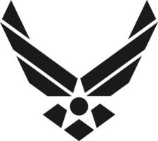 logo de el nosotros aire fuerza vector