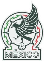 el principal logo de el mexico nacional fútbol americano equipo vector