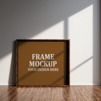 Frame mockup template modern psd