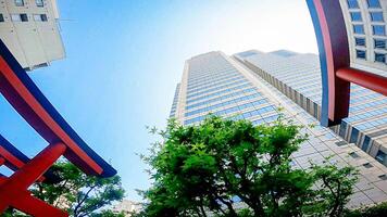 ginsekai inari santuario es un santuario situado en el esquina de Shinjuku parque torre, nishi-shinjuku, Shinjuku-ku, tokio, Japón. esta todo zona estaba el residencia de un cierto feudal señor durante el edo foto