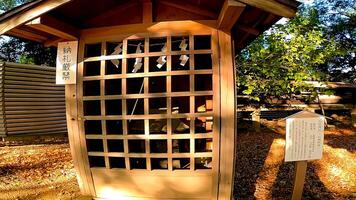 hiratsuka santuario, un santuario en kaminakazato, kita-ku, tokio, Japón. eso tiene estado consagrando hachiman taro minamoto No yoshie, un héroe de el tarde heian período, y su dos mas joven hermanos ya que 1118. foto