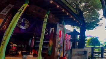 toyokawa inari tokio rama templo, situado en motoakasaka, Minato Ku, tokio, Japón eso se origina desde el hora cuando ooka echizen No kami tadada solicitado dakiniten desde toyokawa inari y consagrado foto