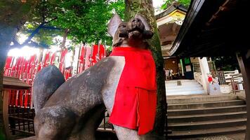 Toyokawa Inari Tokyo Branch Temple, located in Motoakasaka, Minato-ku, Tokyo, Japan It originates from the time when Ooka Echizen no Kami Tadada solicited Dakiniten from Toyokawa Inari and enshrined photo