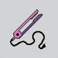 Pixel art illustration Make Up Brush. Pixelated Brush. Makeup brush pixelated for the pixel art game and icon for website and game. vector