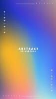 Abstract Background yellow blue color with Blurred Image is a visually appealing design asset for use in advertisements, websites, or social media posts to add a modern touch to the visuals. vector