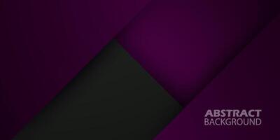 resumen oscuro púrpura superposición antecedentes con cuadrado corte de papel modelo. púrpura antecedentes con sombra diseño. eps10 vector