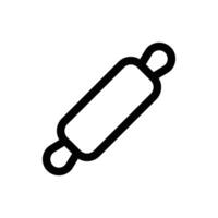 Simple Rolling Pin icon. The icon can be used for websites, print templates, presentation templates, illustrations, etc vector