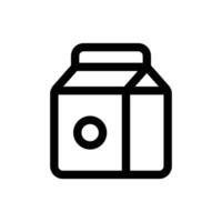 Simple Milk icon. The icon can be used for websites, print templates, presentation templates, illustrations, etc vector