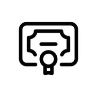 Simple Diploma icon. The icon can be used for websites, print templates, presentation templates, illustrations, etc vector