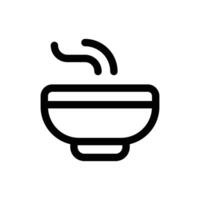 Simple Soup icon. The icon can be used for websites, print templates, presentation templates, illustrations, etc vector