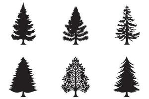 Set of Christmas Tree bundile vector