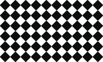 seamless pattern with black and white rhombus vector