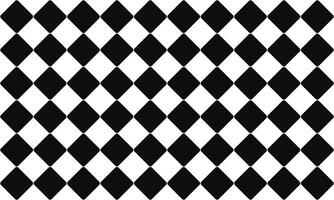 seamless pattern with black and white rhombus vector