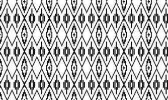 seamless pattern with black and white rhombus vector