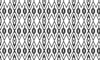 seamless pattern with black and white rhombus vector