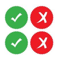 Modifiable Checkmark Templates vector