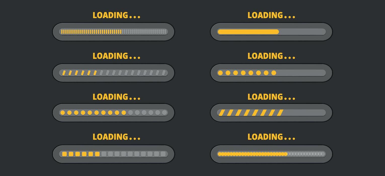 Game Loading Bar Vector Art, Icons, and Graphics for Free Download