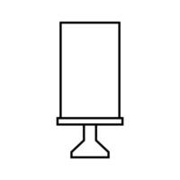 Conference hall icon on white background vector