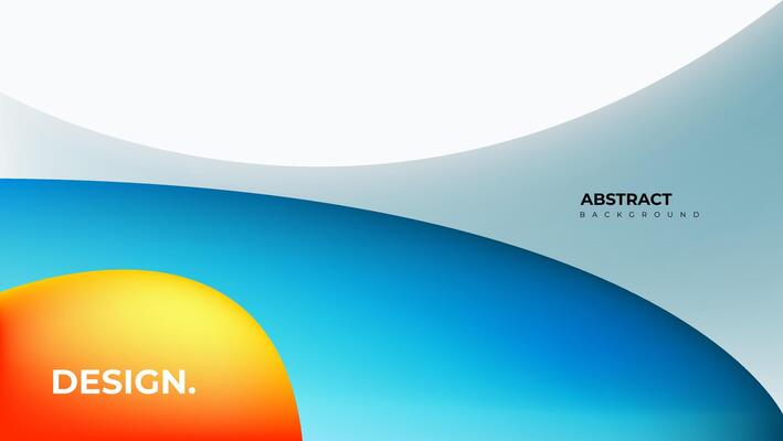 abstract blue orange gradient background. illustration
