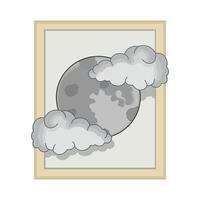 ilustración de Luna vector