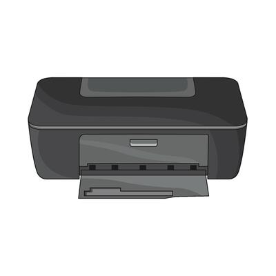 illustration of printer