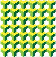 seamless pattern with hexagons design vector