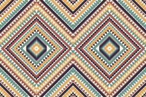 Aztec tribal geometric background Seamless stripe pattern. Traditional ornament ethnic style. Design for textile, fabric, clothing, curtain, rug, ornament, wrapping. vector