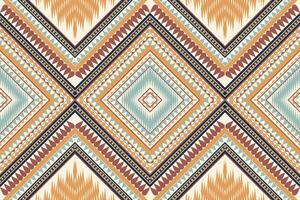 Aztec tribal geometric background Seamless stripe pattern. Traditional ornament ethnic style. Design for textile, fabric, clothing, curtain, rug, ornament, wrapping. vector