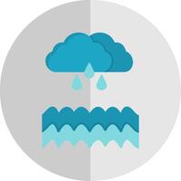 Flood Flat Scale Icon vector