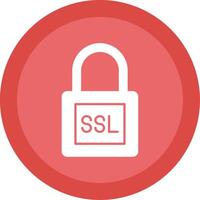 SSL Glyph Multi Circle Icon vector