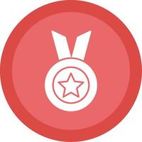 Achievement Glyph Multi Circle Icon vector