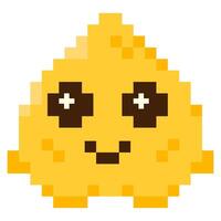 Game monster for 8-bit games. icon in pixel art style vector