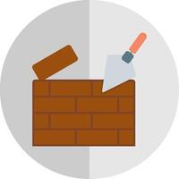 Brickwall Flat Scale Icon vector